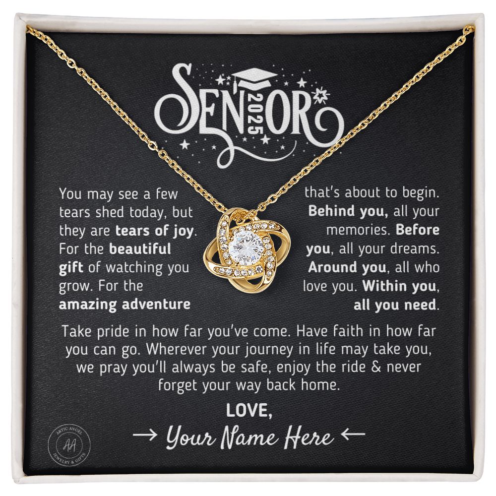 Custom Gift for Graduation "The Beautiful Gift of Watching You Grow" Necklace Jewelry