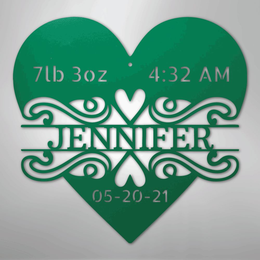 Personalized Newborn Baby Sign For Nursery Decor