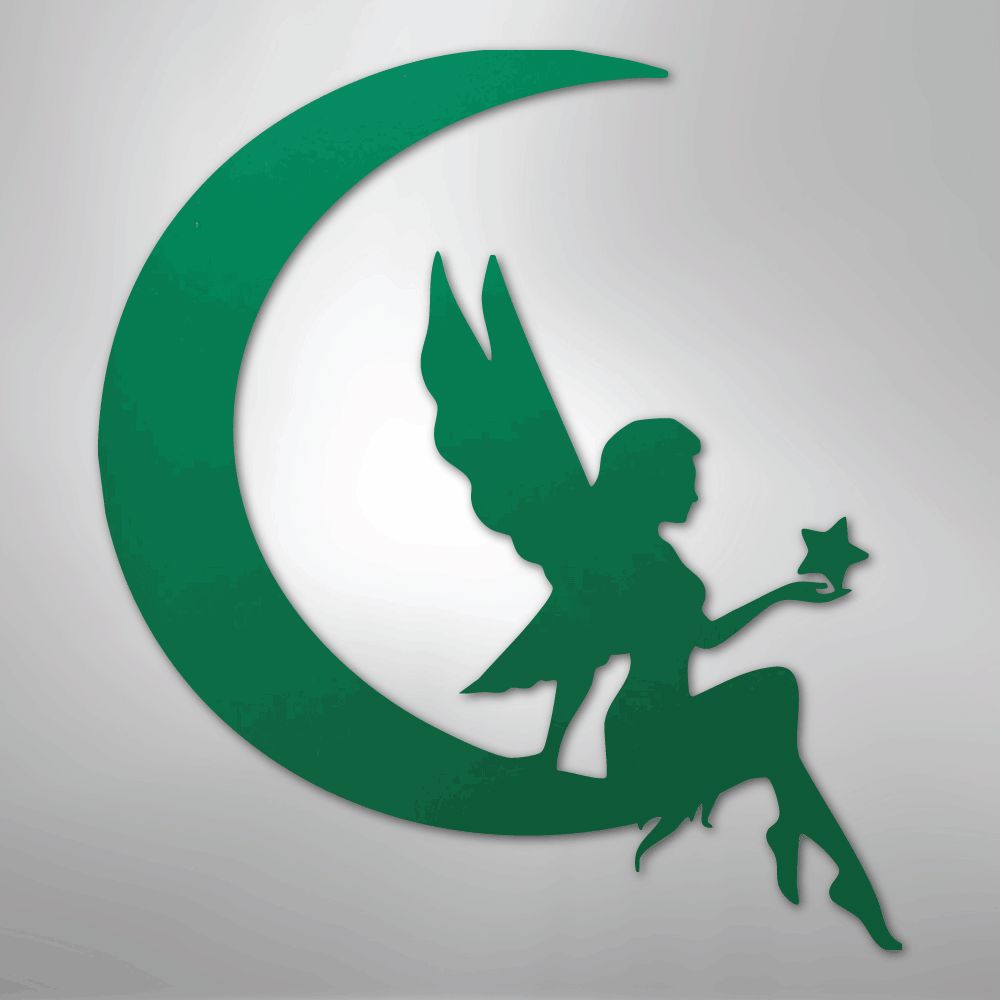 Fairy Moon - Steel Sign Wall Decor