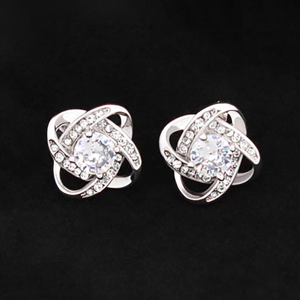 Replacement Attachment. Jewelry Love Knot Studs