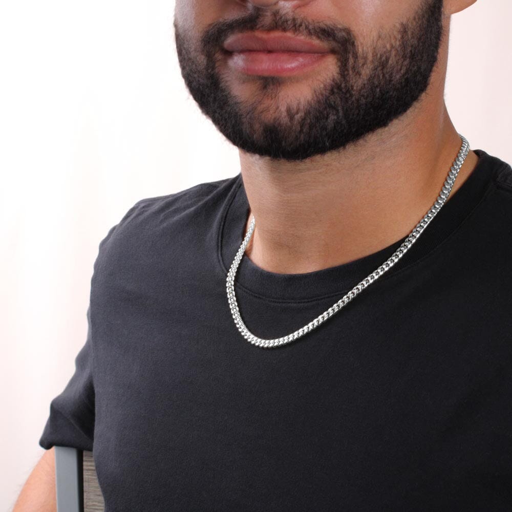 To My Man "Your Last Everything" Necklace and Message Card Jewelry