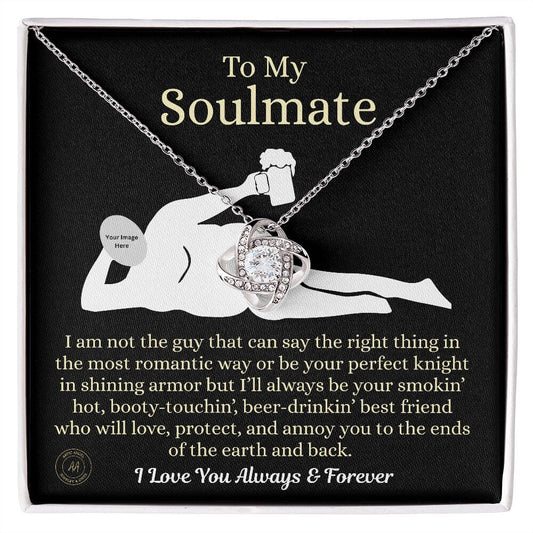 Funny Custom Gift For Soulmate "I'm Not The Guy" Necklace Jewelry 14K White Gold Finish Standard Box
