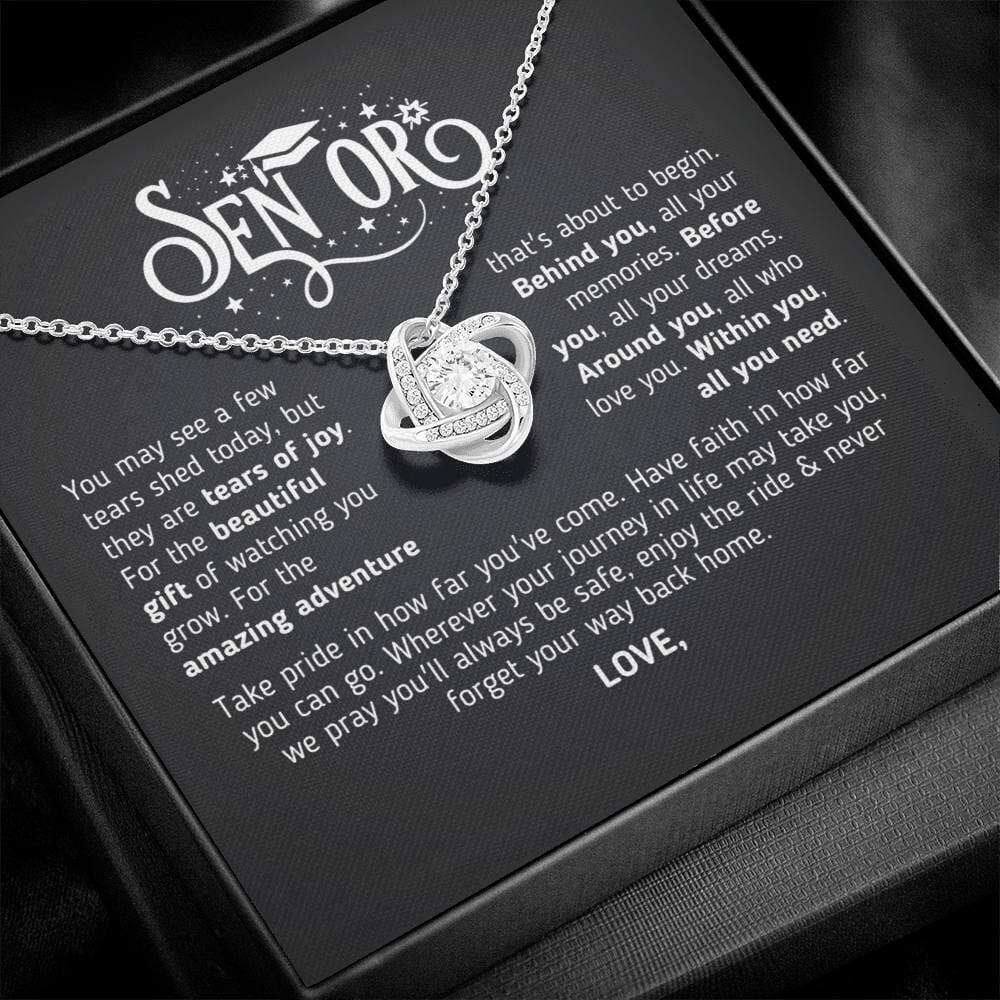 Custom Gift for Graduation "The Beautiful Gift of Watching You Grow" Necklace Jewelry