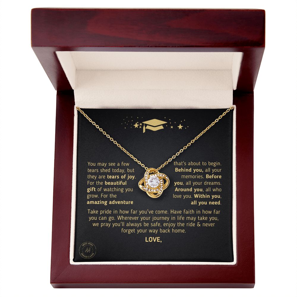 Custom Gift for Graduation For Her "The Beautiful Gift of Watching You Grow" Necklace Jewelry