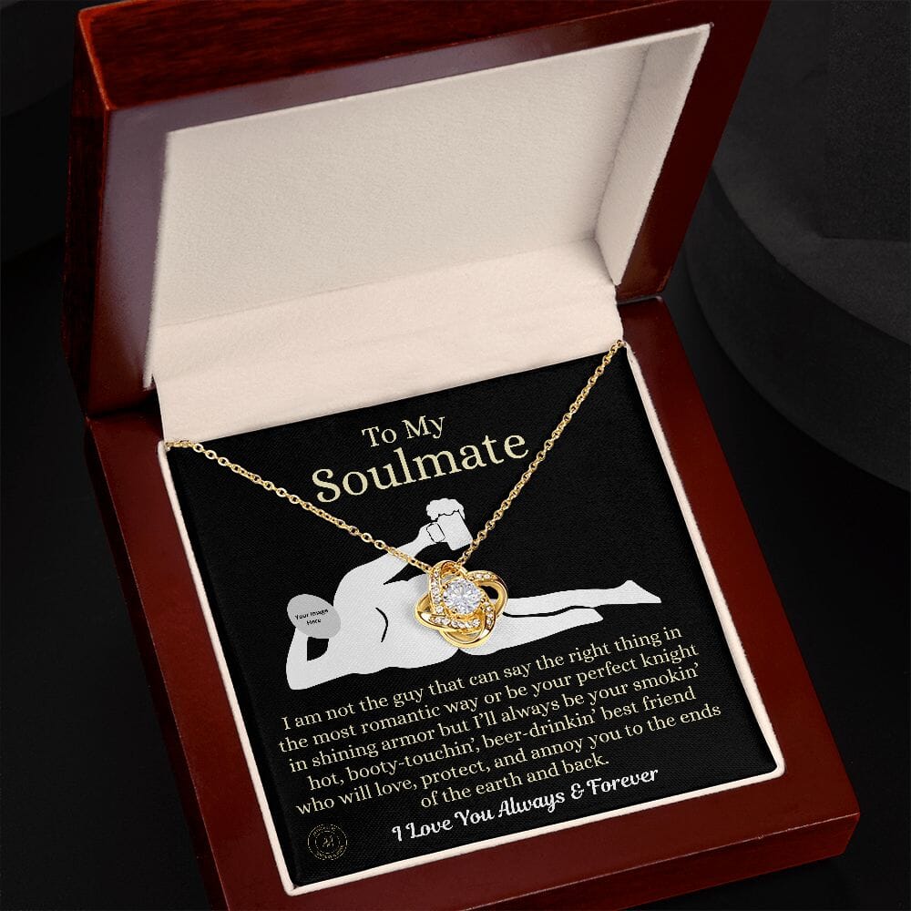 Funny Custom Gift For Soulmate "I'm Not The Guy" Necklace Jewelry 18K Yellow Gold Finish Luxury Box