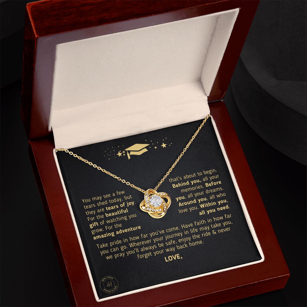 Custom Gift for Graduation For Her "The Beautiful Gift of Watching You Grow" Necklace Jewelry