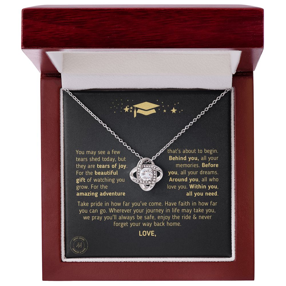 Custom Gift for Graduation For Her "The Beautiful Gift of Watching You Grow" Necklace Jewelry