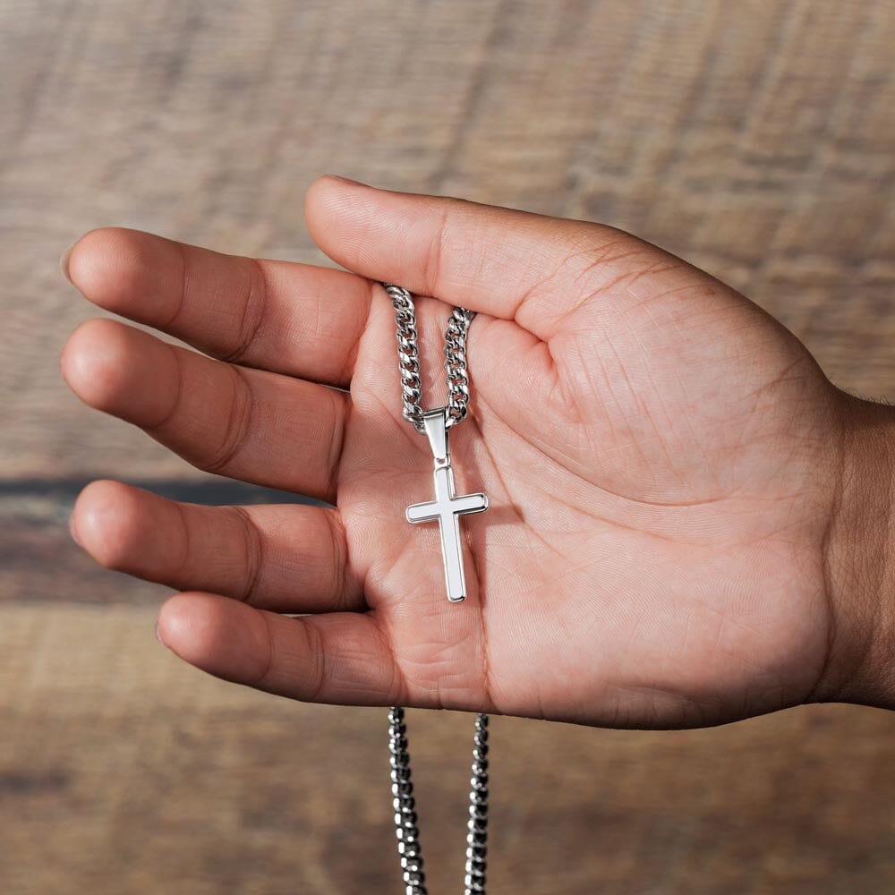 Custom Gift for Graduation "The Beautiful Gift of Watching You Grow" Cross Necklace Jewelry