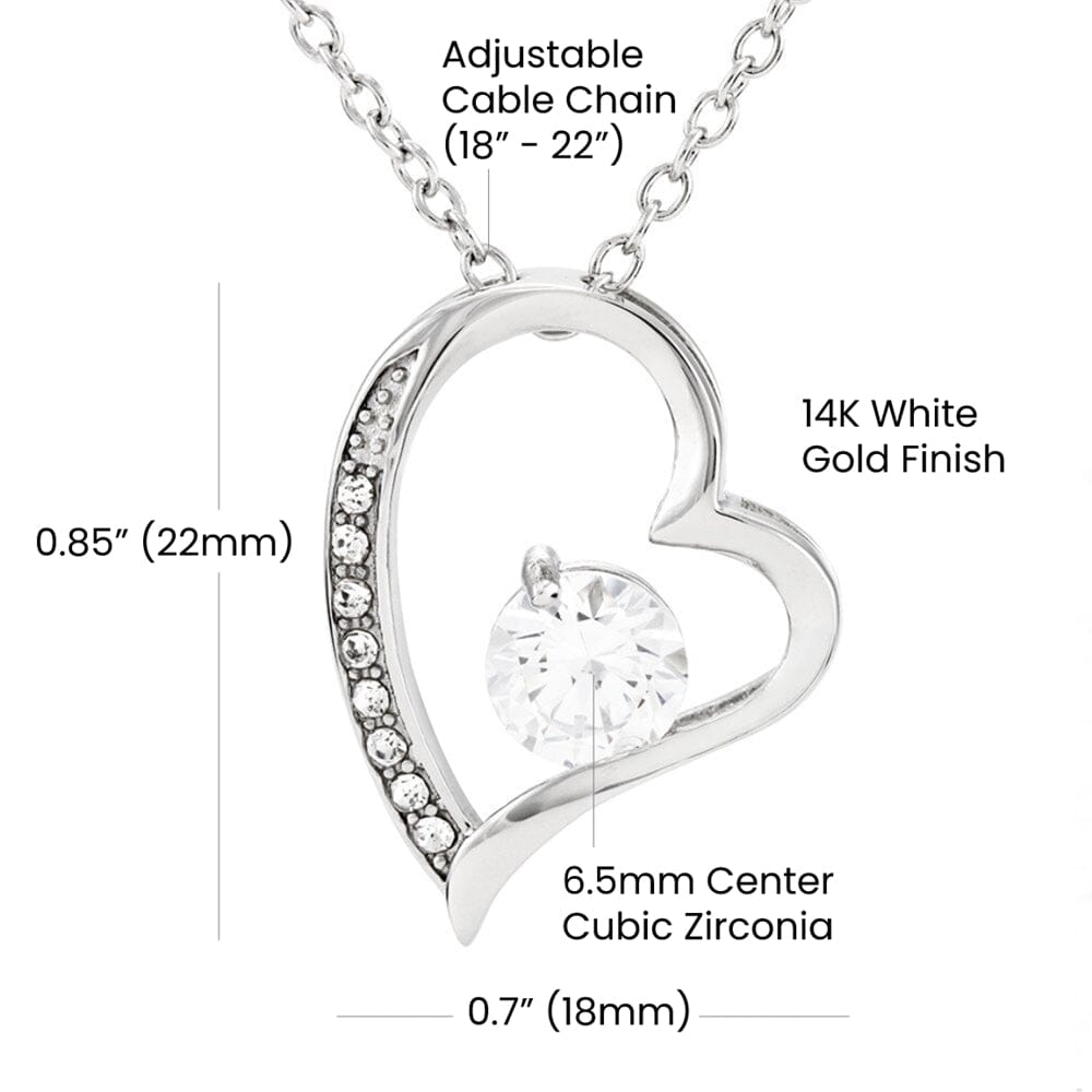 Beautiful Gift for Daughter From Mom "Another School Year, Another Adventure" Heart Necklace Jewelry