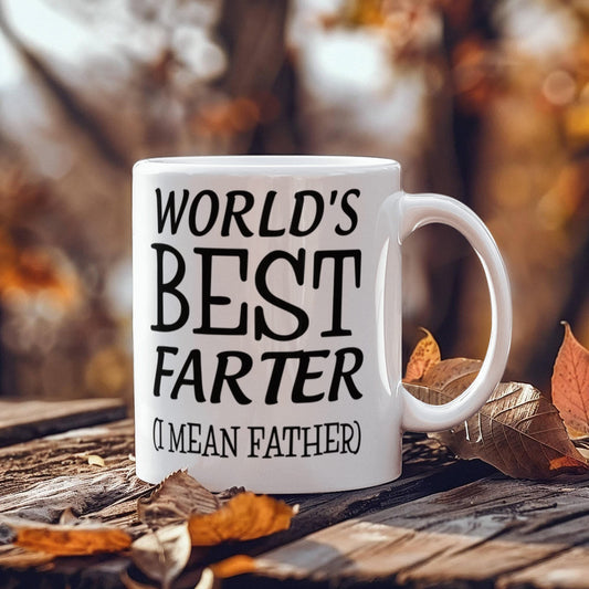 Funny Gift For Dad "World's Best Farter" Mug Drinkware