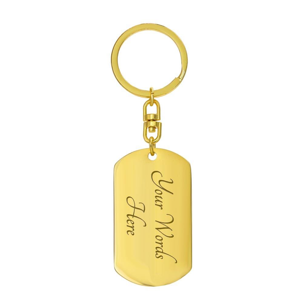Inspirational "God Is Good" Keychain With Available Custom Engraving Jewelry