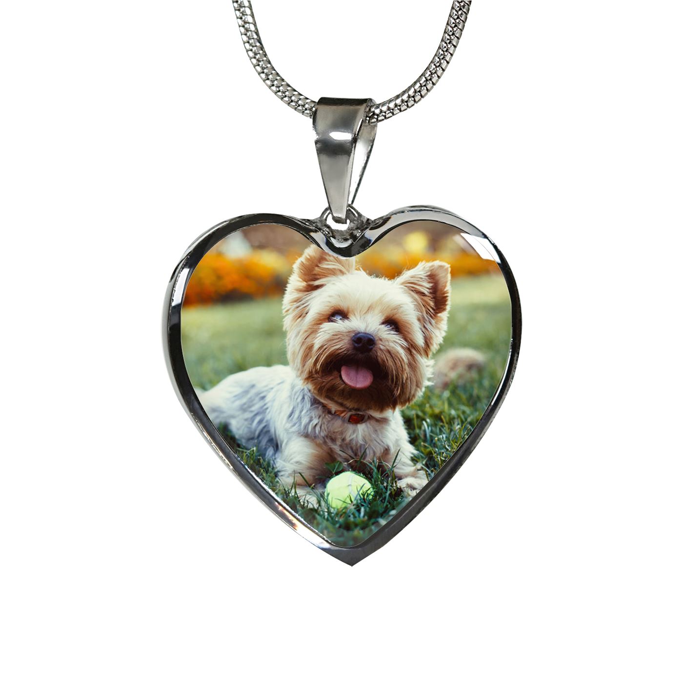 Share The Love For Your Furry Friend With Our Customizable Dog Lover Necklace Jewelry Luxury Necklace (Silver) No