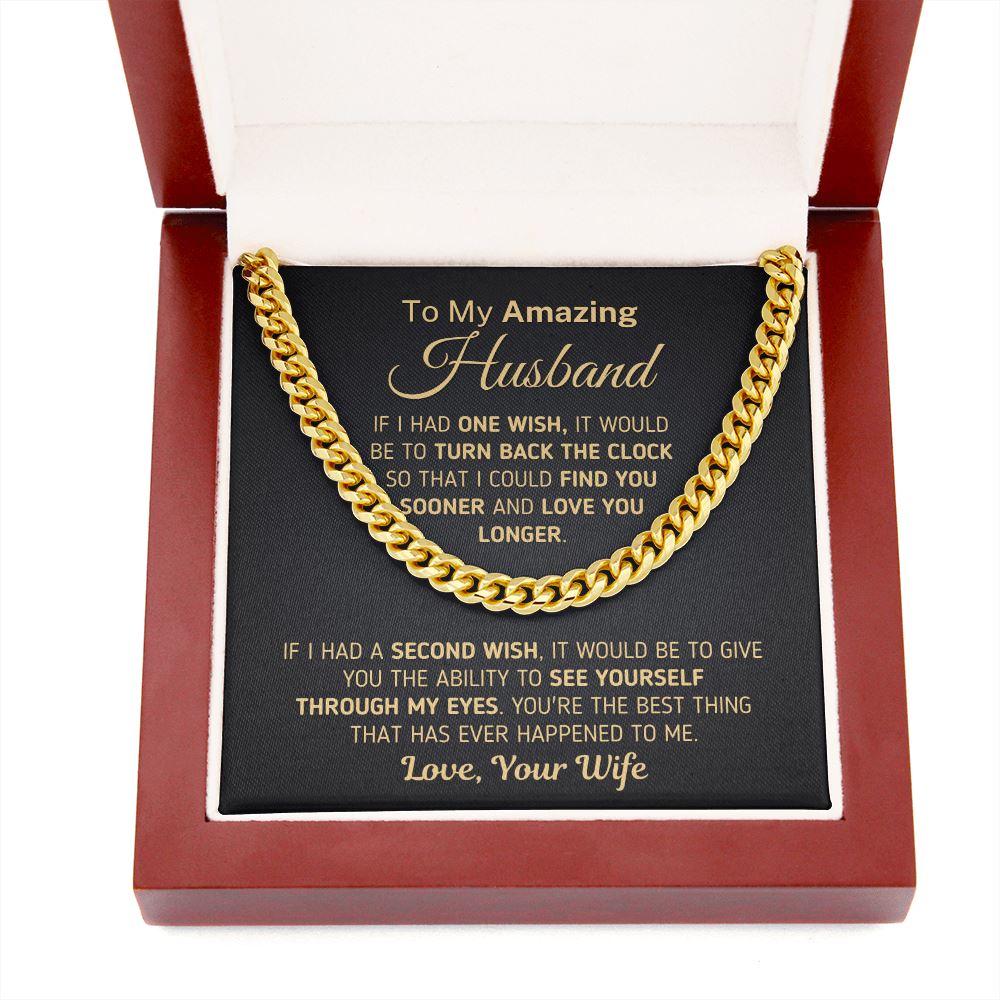 Gift for Husband - If I Had One Wish Jewelry