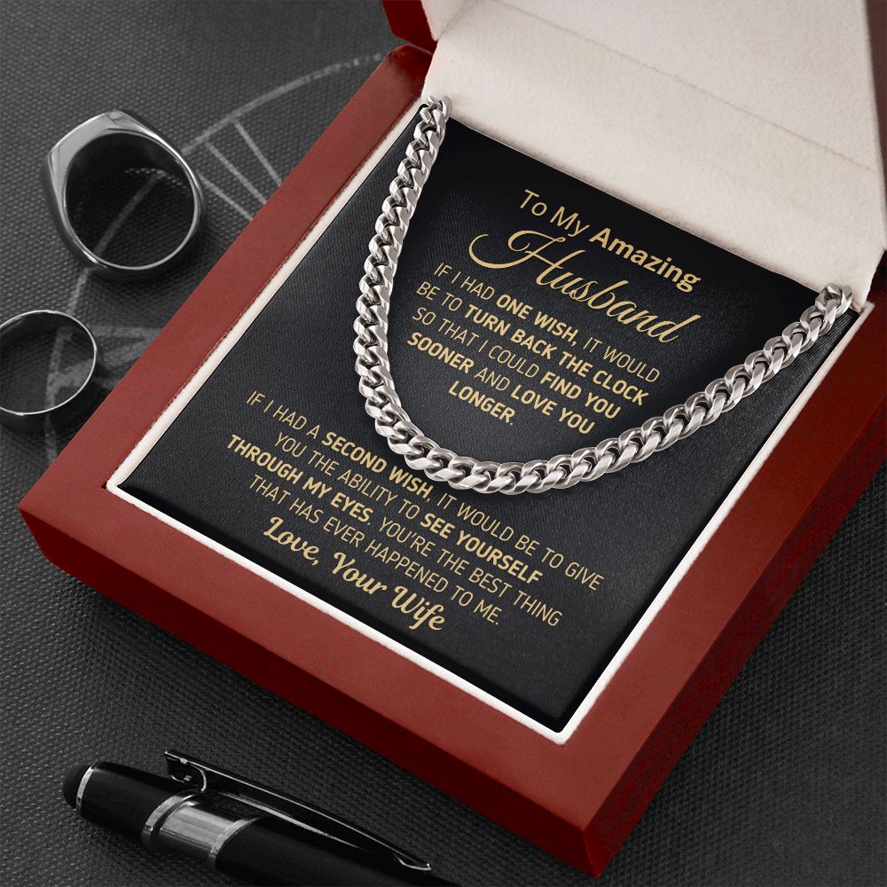 Gift for Husband - If I Had One Wish Jewelry