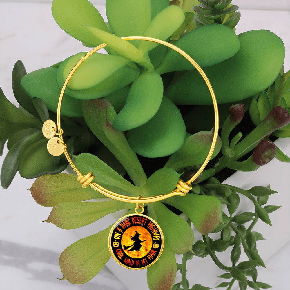"On A Dark Desert Highway, Cool Wind In My Hair" Halloween Bracelet Jewelry