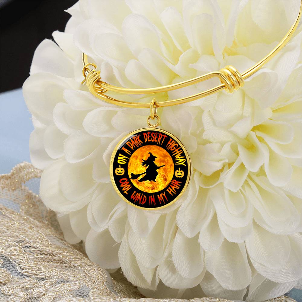 "On A Dark Desert Highway, Cool Wind In My Hair" Halloween Bracelet Jewelry
