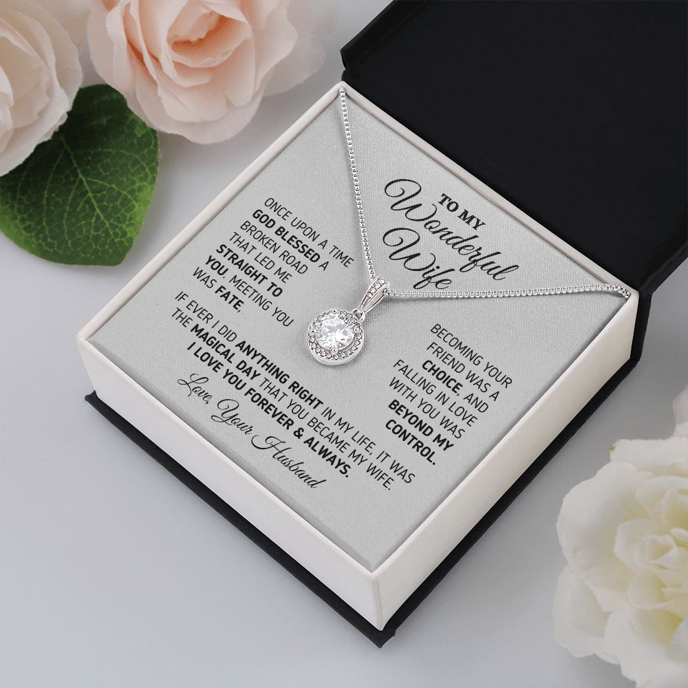 Gift for Wife "The Magical Day" Eternal Necklace Jewelry