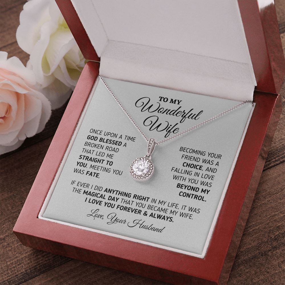 Gift for Wife "The Magical Day" Eternal Necklace Jewelry