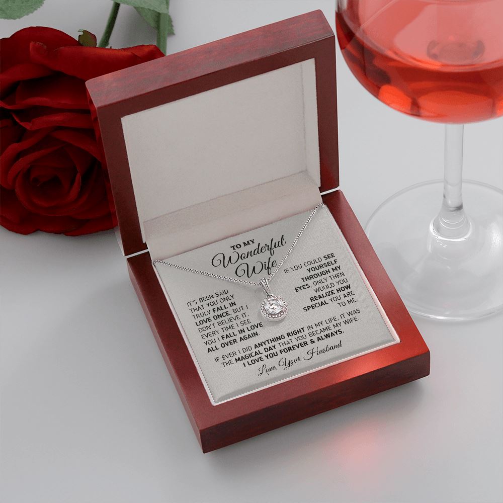 Gift for Wife "Every Time I See You" Necklace Jewelry