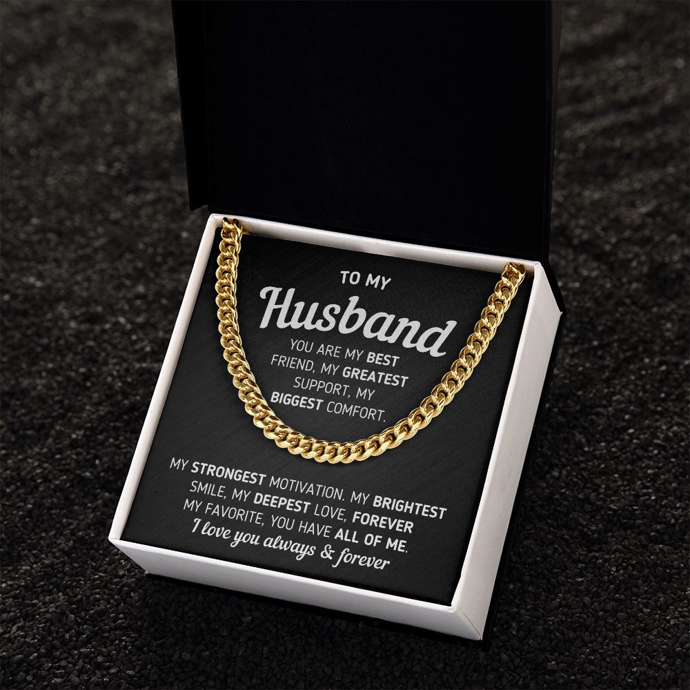Gift For Husband "You Are My Best Friend" Necklace Jewelry