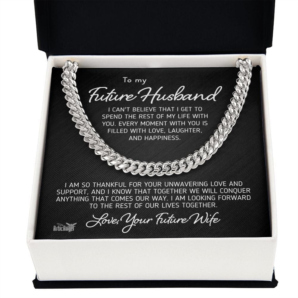 Gift For Future Husband "I Can't Believe I Get To Spend The Rest Of My Life With You" Necklace Jewelry
