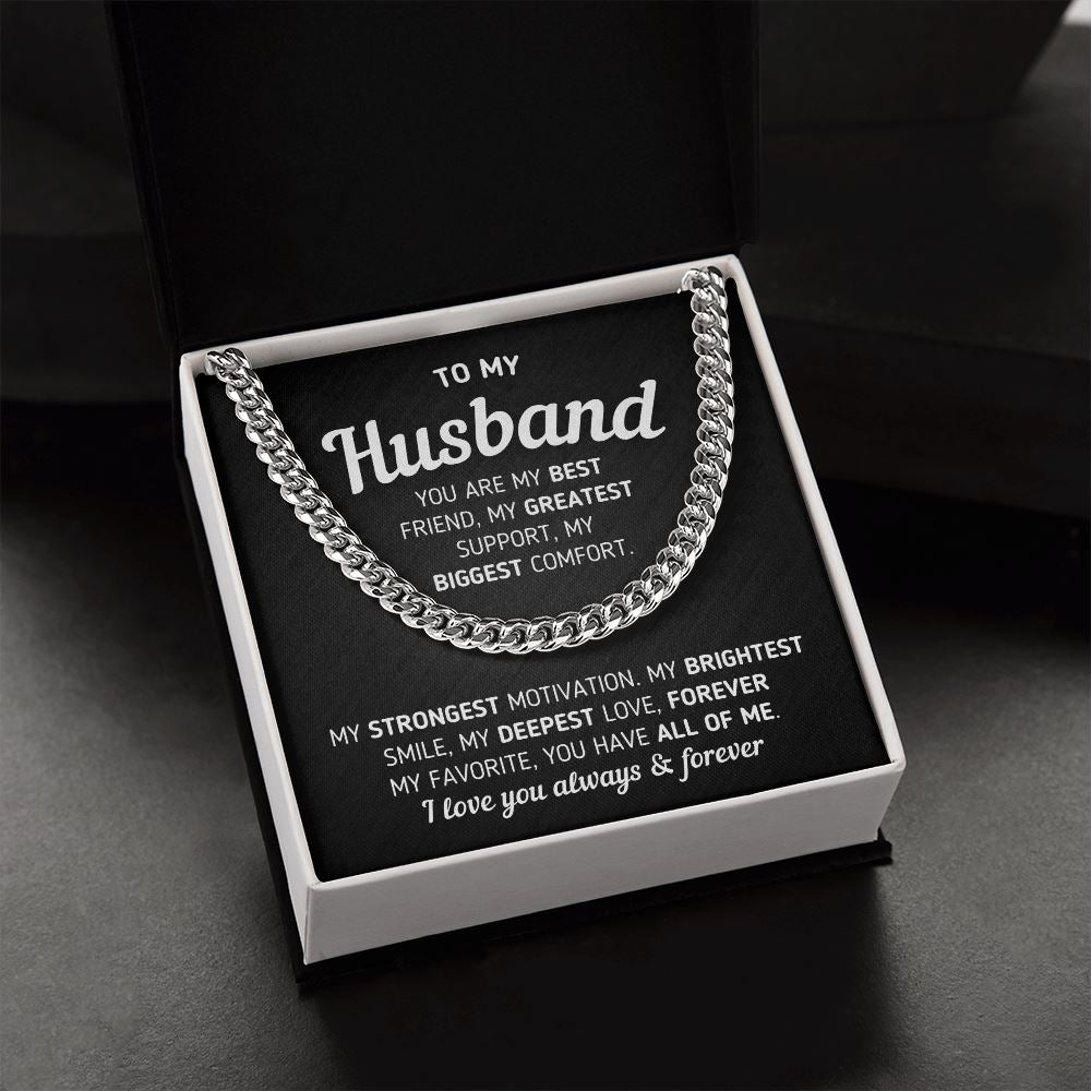 Gift For Husband "You Are My Best Friend" Necklace Jewelry