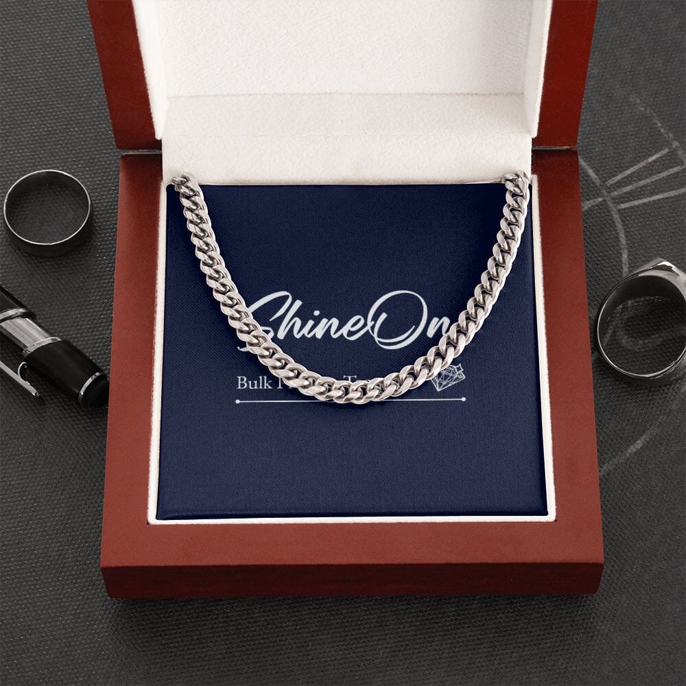 Cuban Link - Etsy Jewelry Stainless Steel Luxury Box