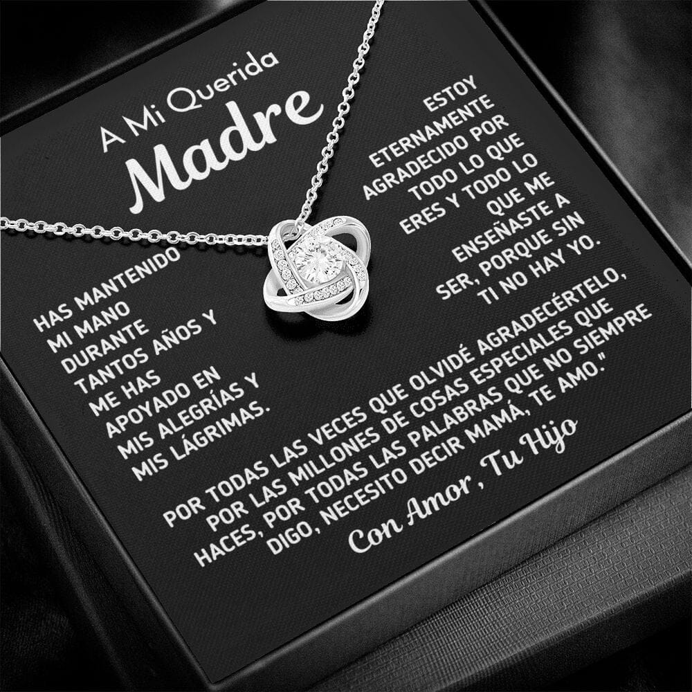 Regalo Para La Mamá Del Hijo "Sin Ti No Hay Yo" Collar Jewelry