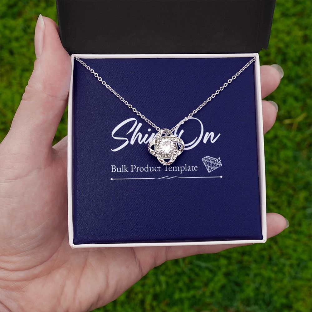 Love Knot Necklace With Gold Variant Jewelry