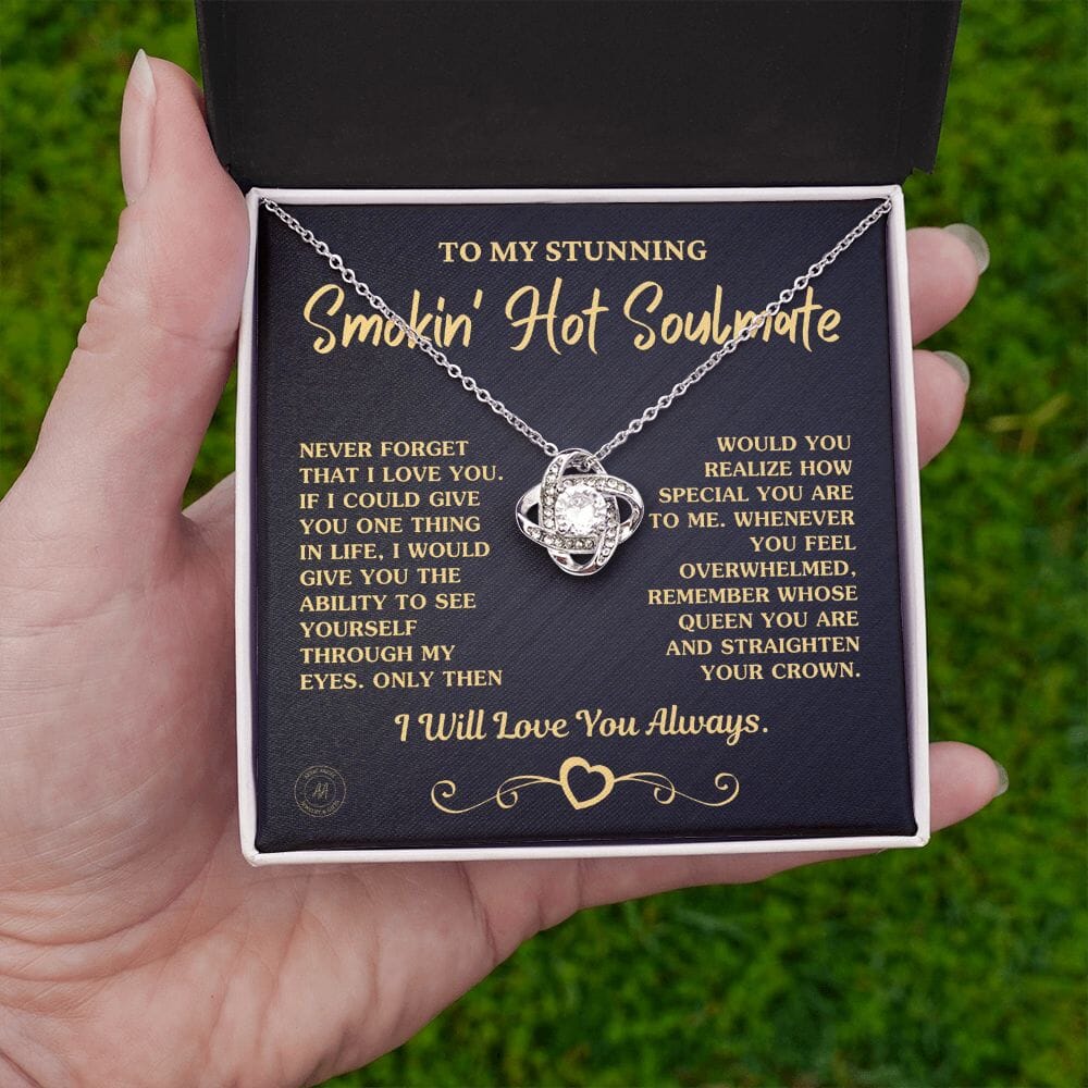 Gift For Soulmate "Remember Whose Queen You Are" Necklace Jewelry