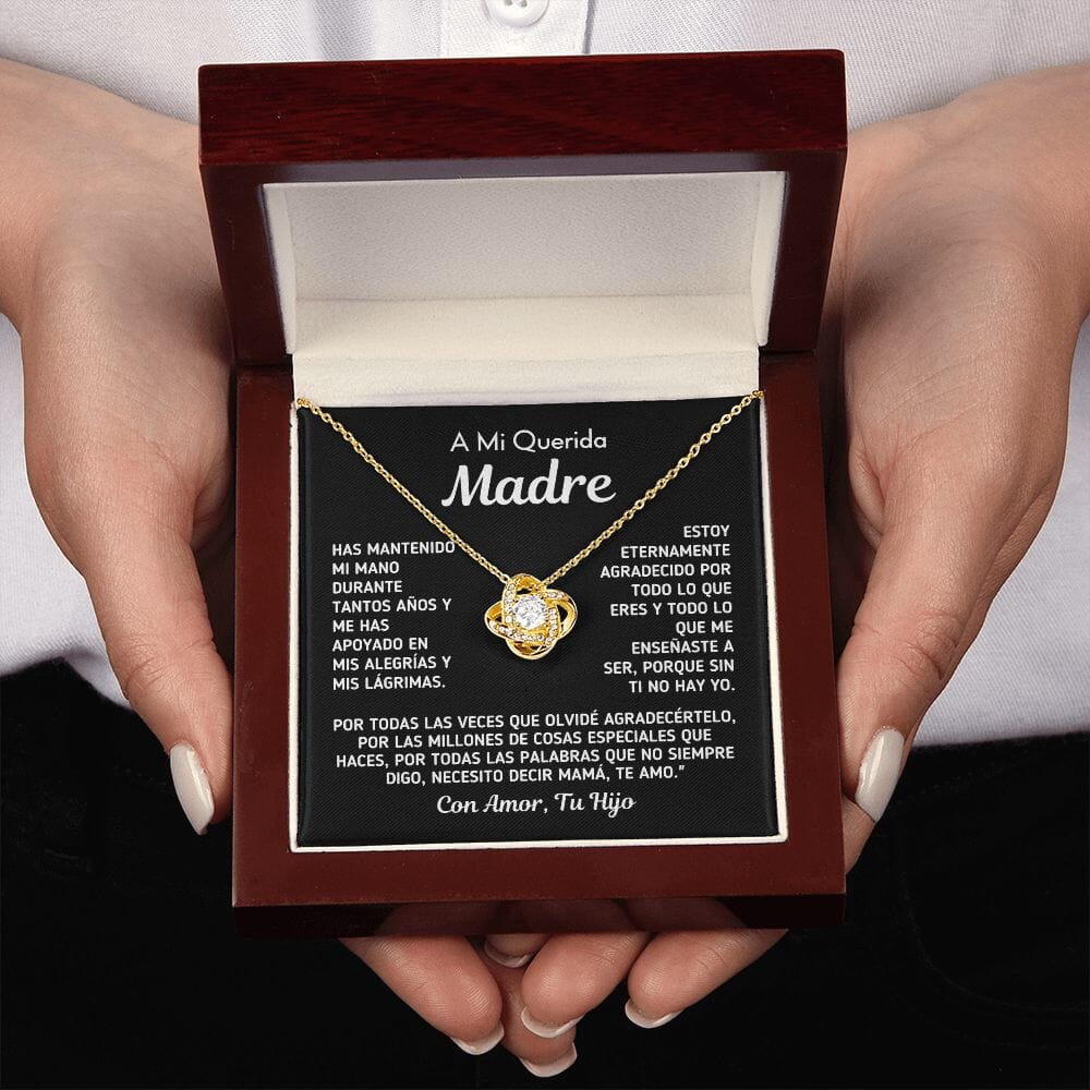 Regalo Para La Mamá Del Hijo "Sin Ti No Hay Yo" Collar Jewelry