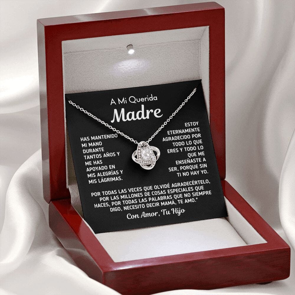 Regalo Para La Mamá Del Hijo "Sin Ti No Hay Yo" Collar Jewelry