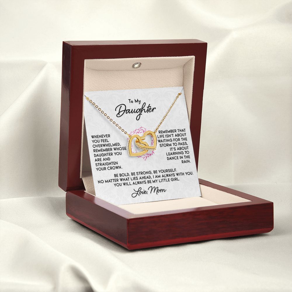 Gift for Daughter "Dance In The Rain" Love Mom Necklace Jewelry