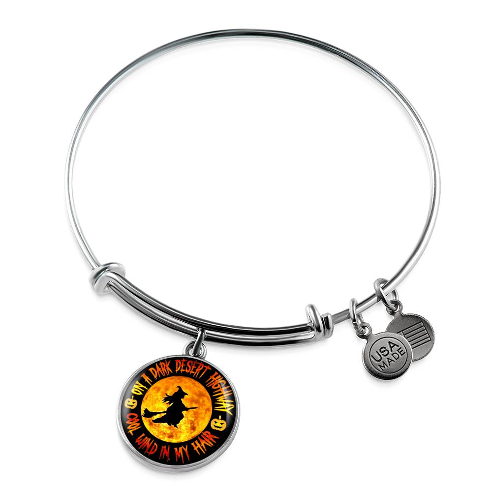 "On A Dark Desert Highway, Cool Wind In My Hair" Halloween Bracelet Jewelry