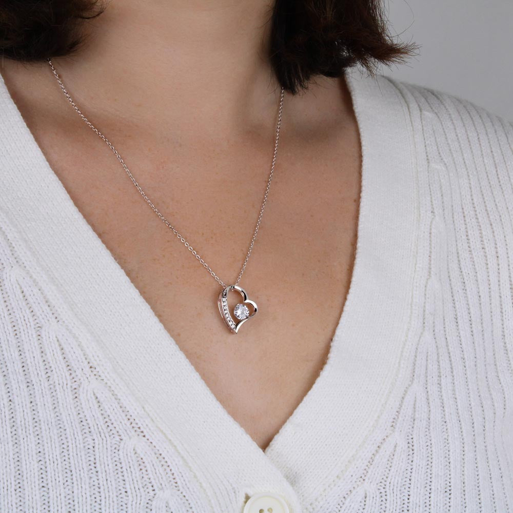 Gift for Daughter Love Dad "Never Forget That I Love You" Necklace Jewelry