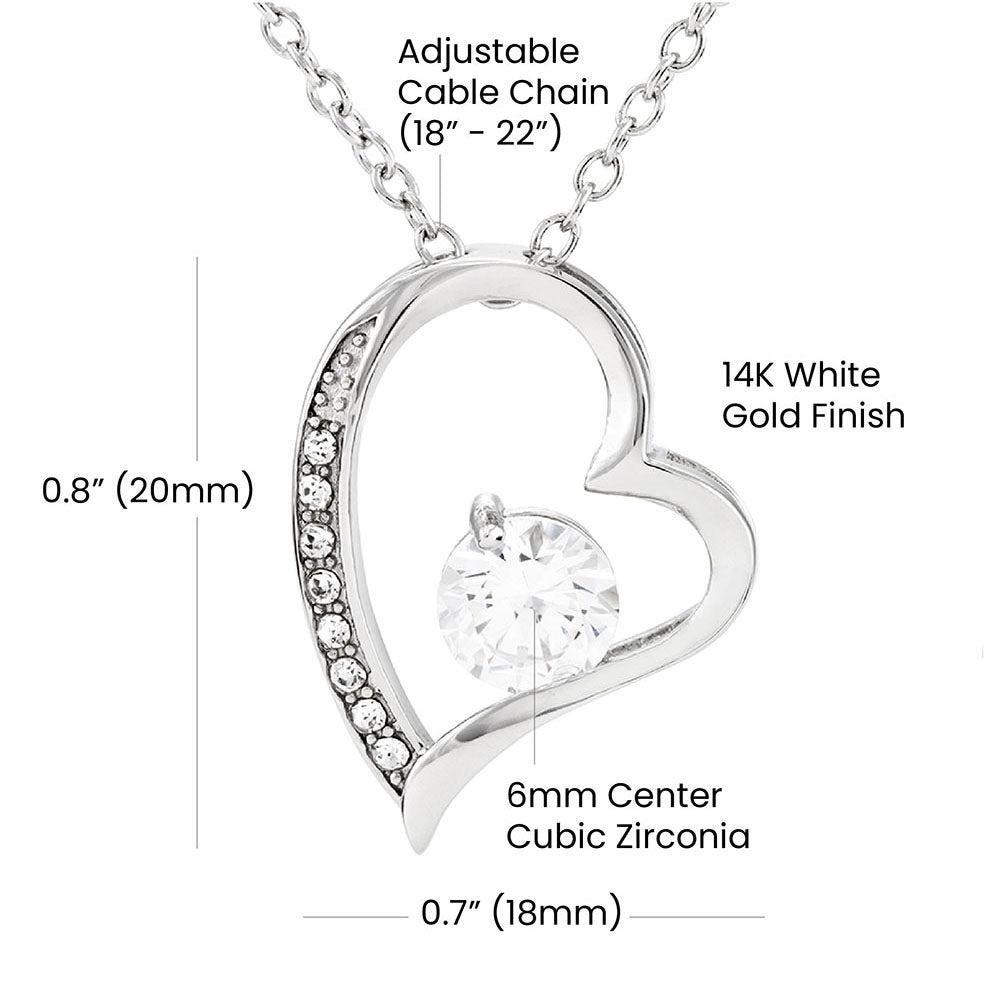 Gift for Daughter Love Mom and Dad "Our Little Girl" Necklace Jewelry