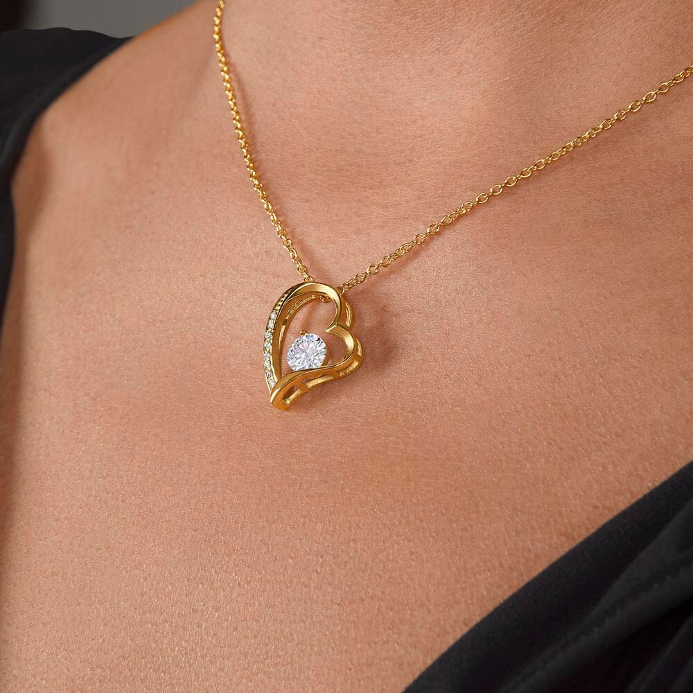 Gift For Precious Daughter Love Dad "Always Keep Me In Your Heart" Heart Necklace Jewelry