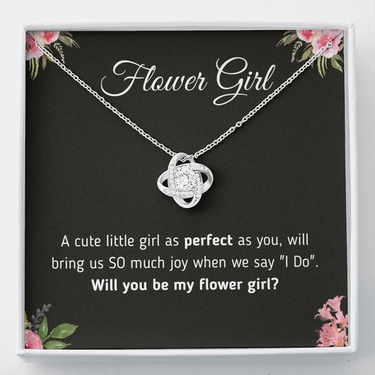 Gift for Flower Girl - As Perfect As You Jewelry Two-Toned Gift Box