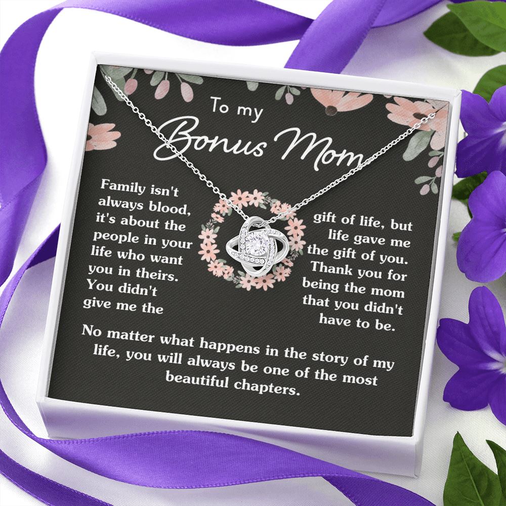 Gift For Bonus Mom "Most Beautiful Chapters" Jewelry