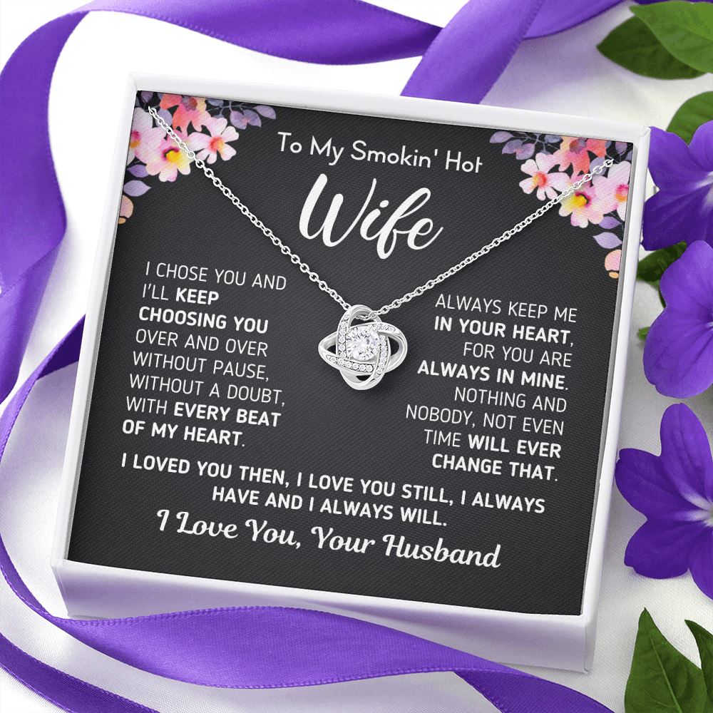 Gift For Wife "I Always Will" Necklace Jewelry