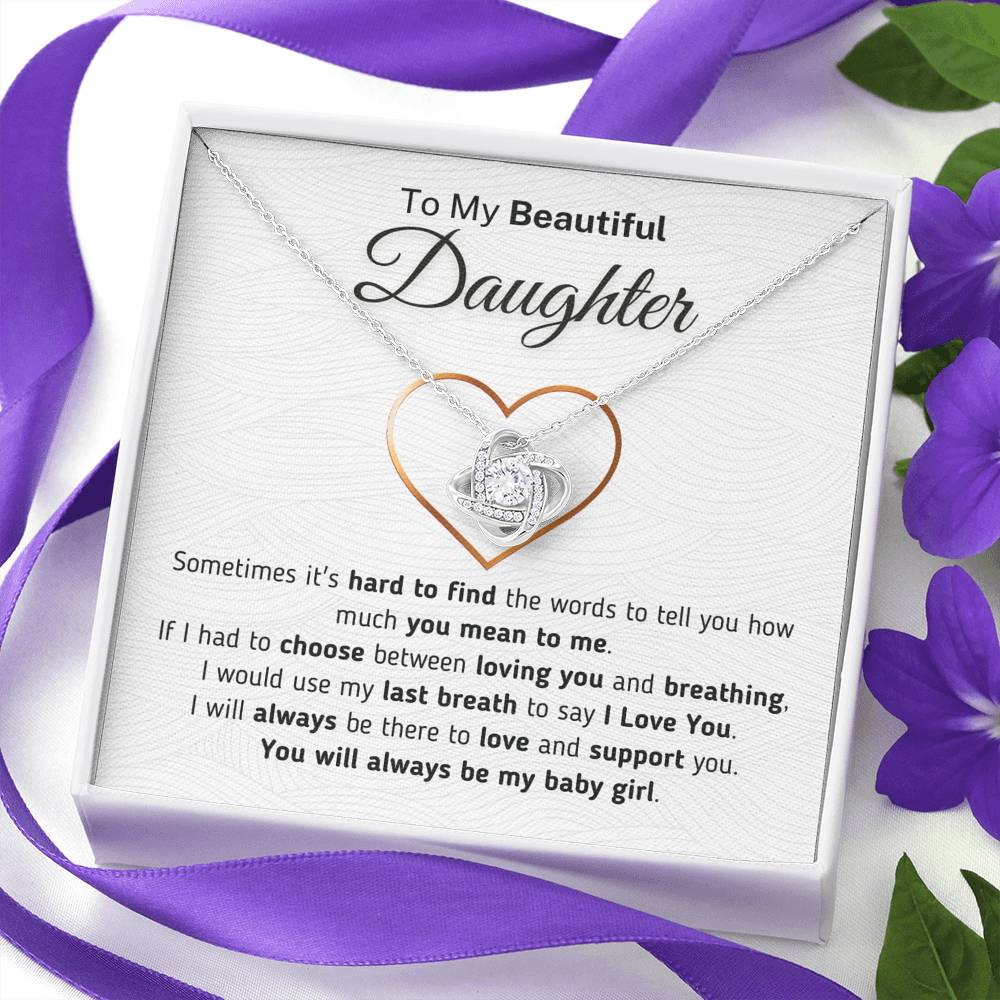 Gift for Daughter - My Last Breath To Say I Love You Jewelry