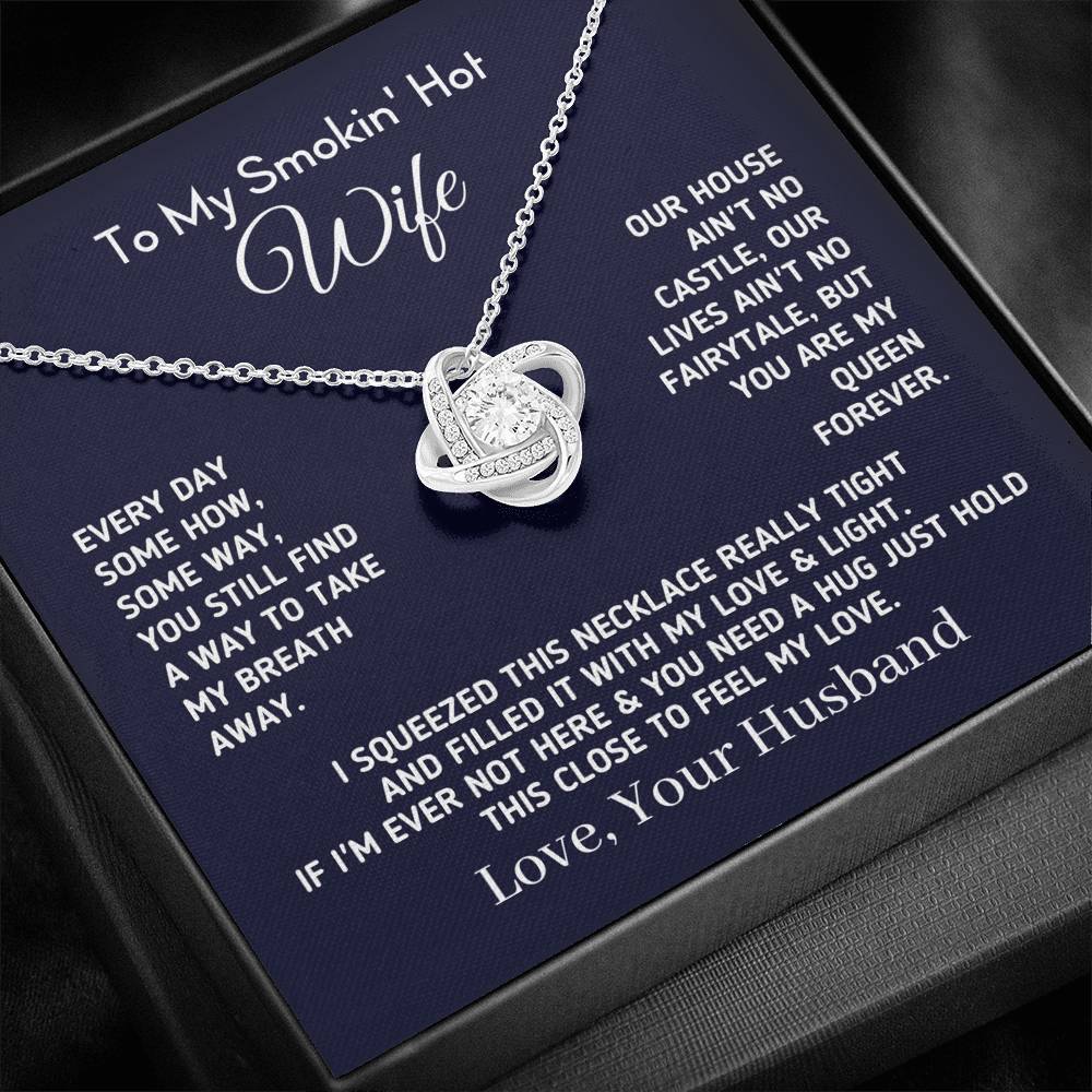 Gift for Wife - "My Queen Forever" Necklace Jewelry