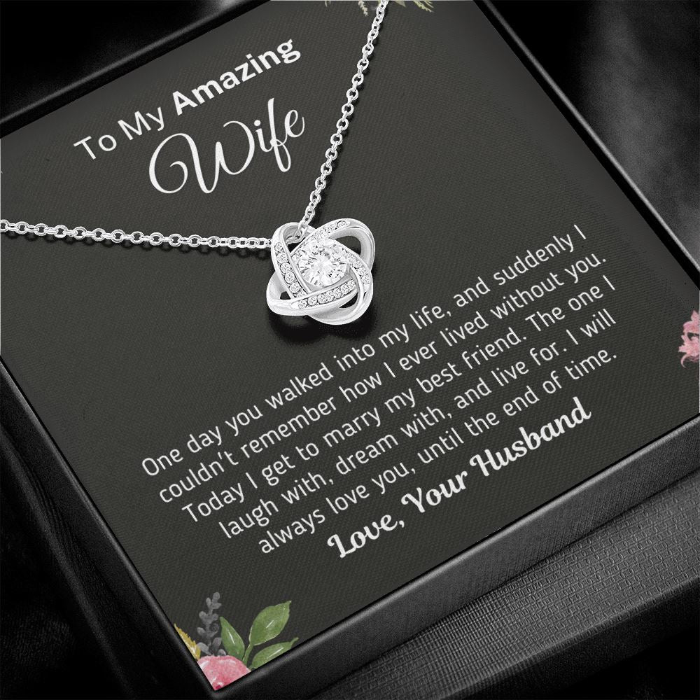 Wedding Day Gift for Wife - Today I Marry My Best Friend Jewelry