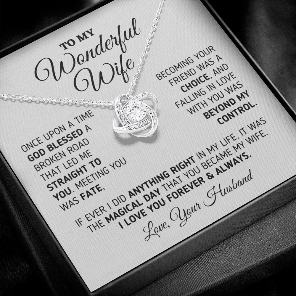 Gift for Wife "The Magical Day" Necklace Jewelry