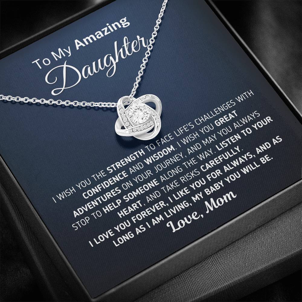 Gift for Daughter - My Baby You Will Be - Necklace Jewelry