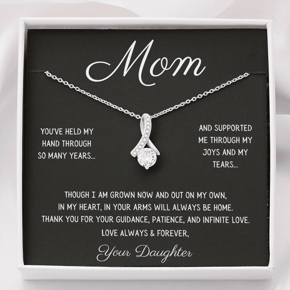Beautiful "Your Arms Will Always Be Home" Necklace For Mom Jewelry Standard Box