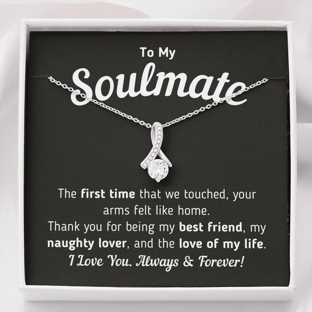 To My Soulmate - Love Of My Life Necklace Jewelry Standard Box