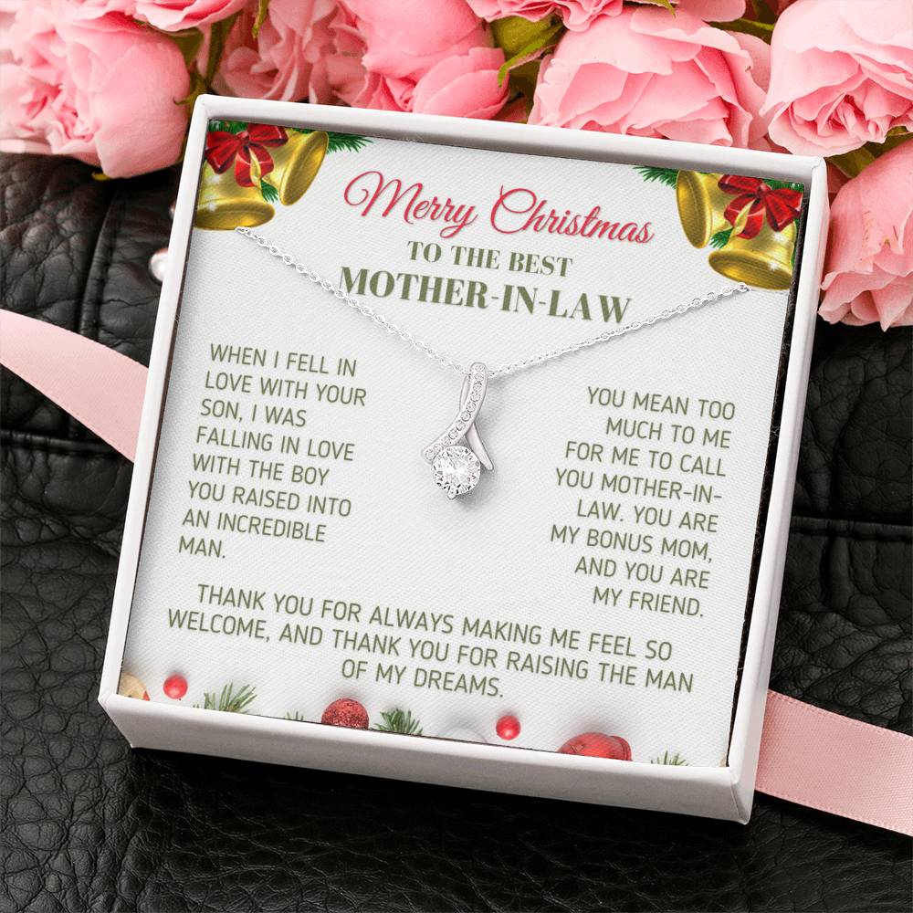 Christmas Gift for Mother In Law - You Are My Bonus Mom Jewelry