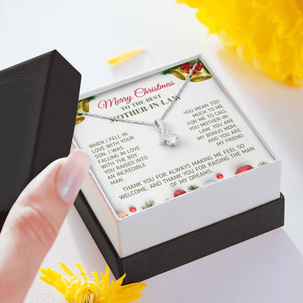Christmas Gift for Mother In Law - You Are My Bonus Mom Jewelry