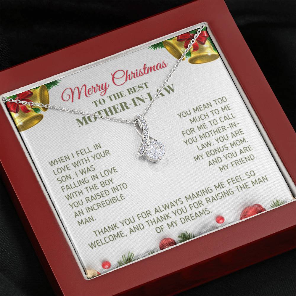 Christmas Gift for Mother In Law - You Are My Bonus Mom Jewelry